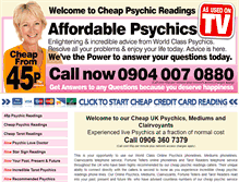 Tablet Screenshot of cheap-psychic-readings.co.uk