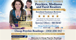 Desktop Screenshot of cheap-psychic-readings.com